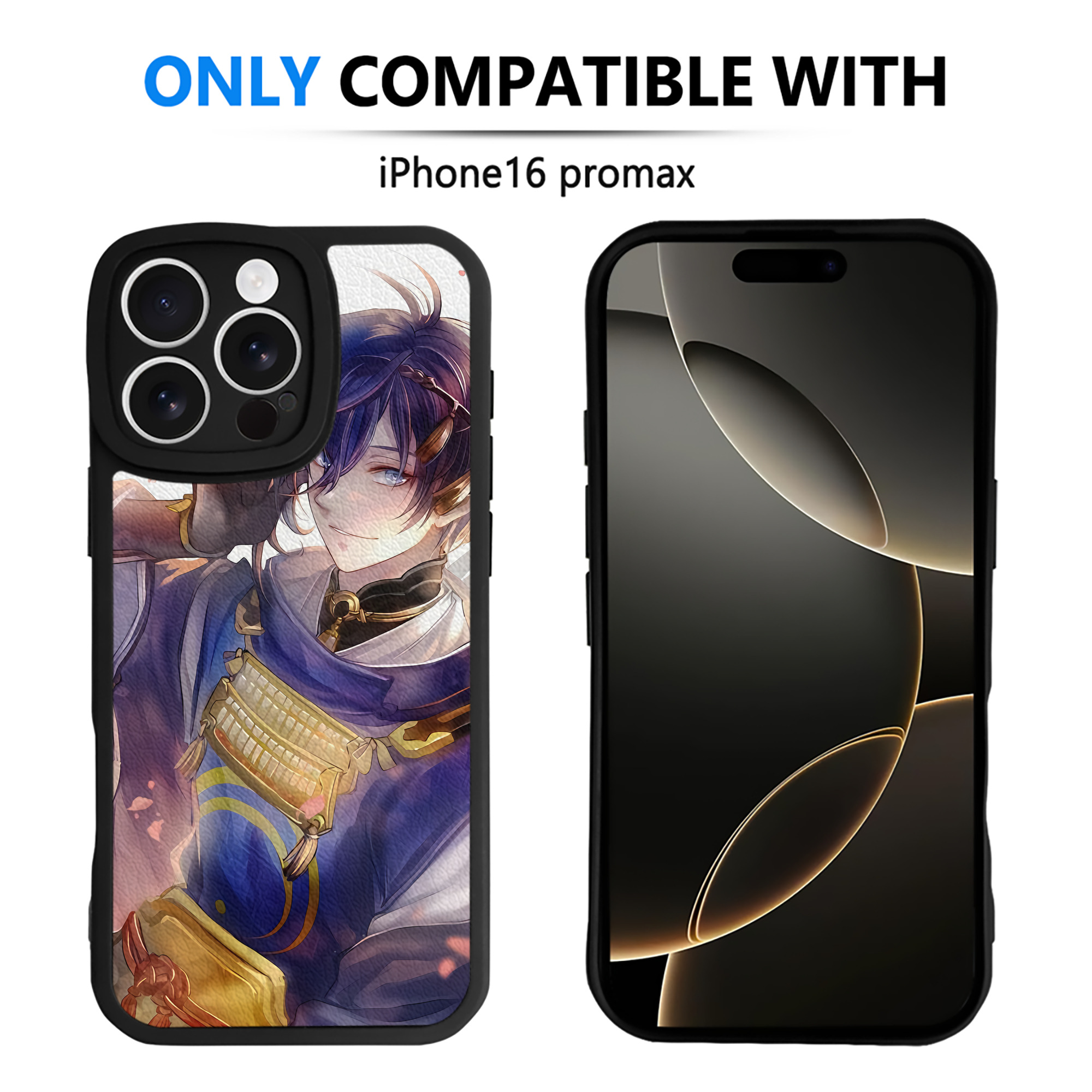 （画像用） 刀剣乱舞 Touken Ranbu 【iPhone 16シリーズ対応】シリコンスマホケース（レザー調） 材質：シリコン